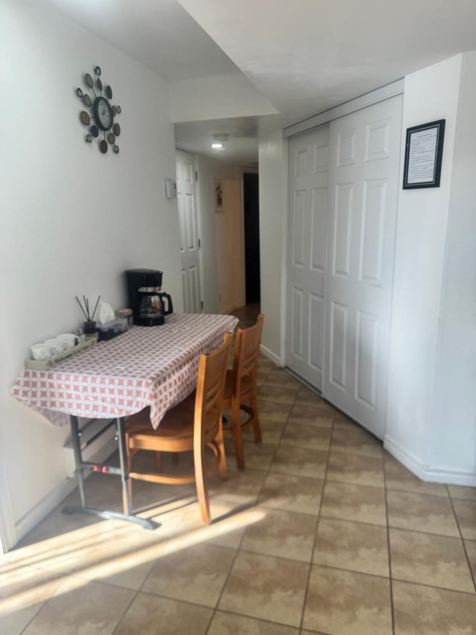 Dining area