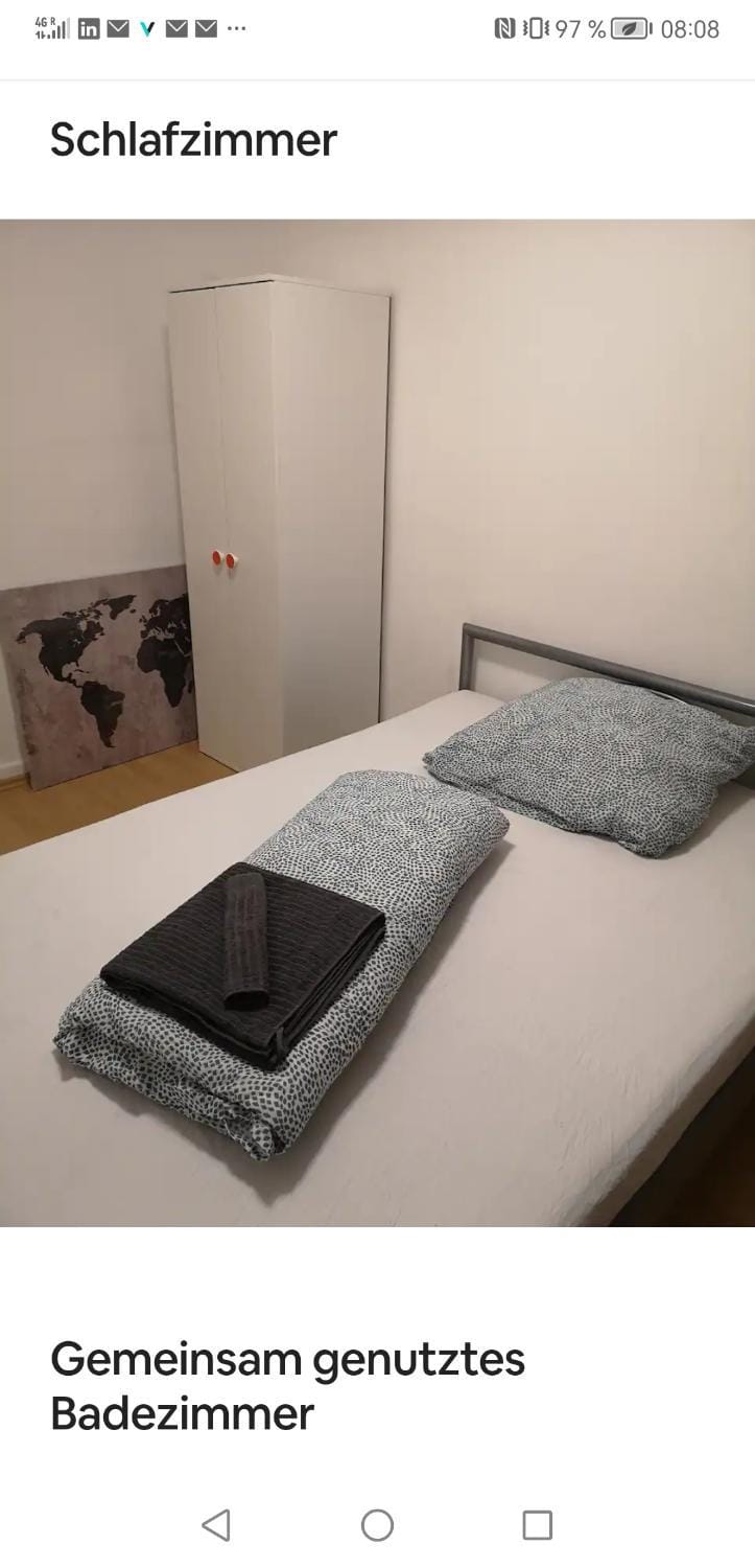 Privatroom small 5 min from Railstation Vacation rental in Koblenz