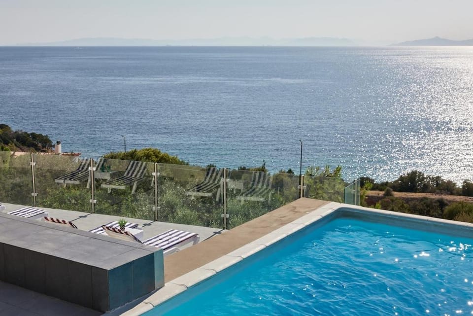 Deep Blue Luxury Escape Heated Pool & Sea View Apartment in East Attica Regional Unit, Greece