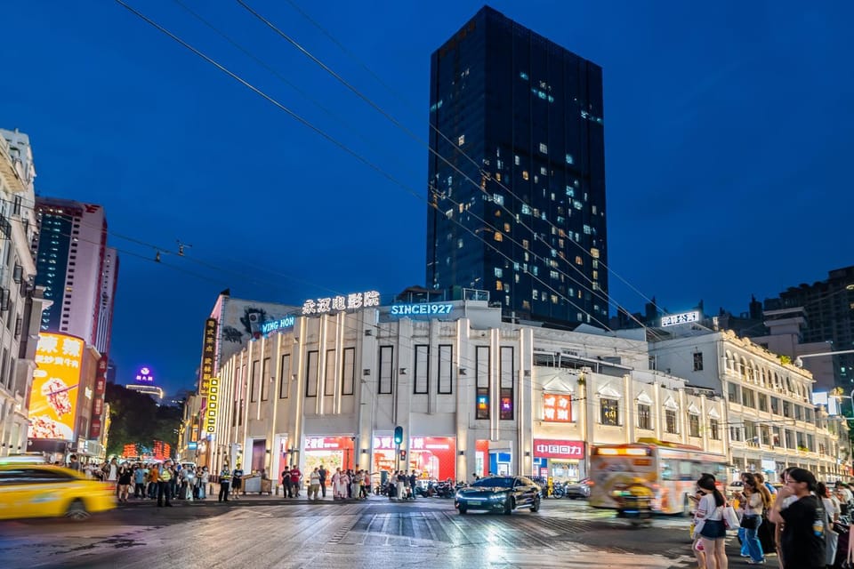 Property building, Night, City view