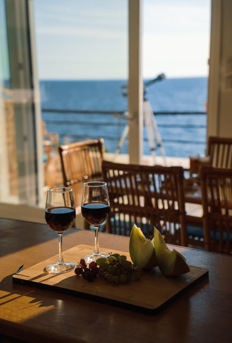 Dining area, Sea view