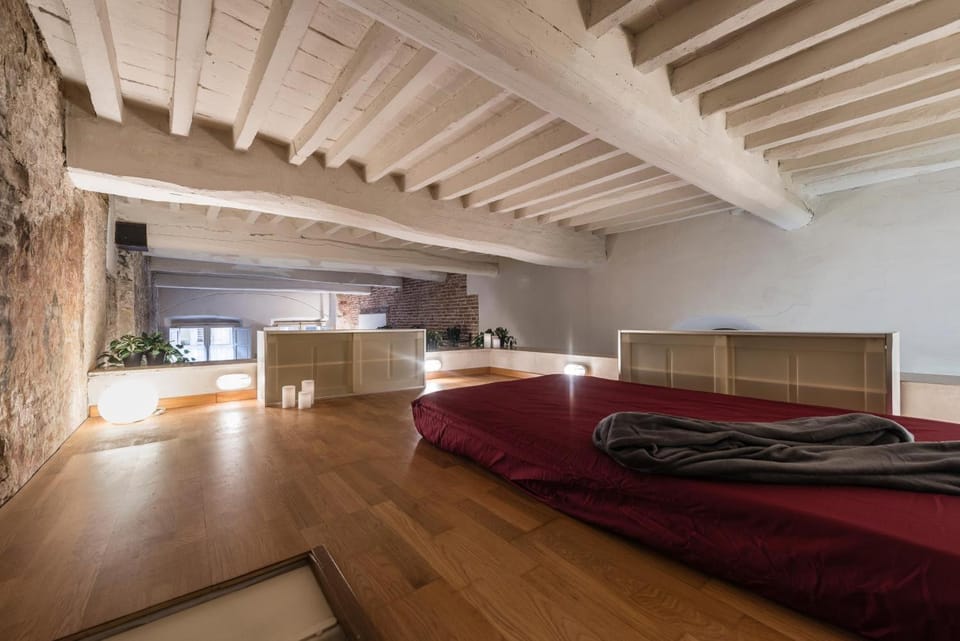 Property building, Living room, Bedroom