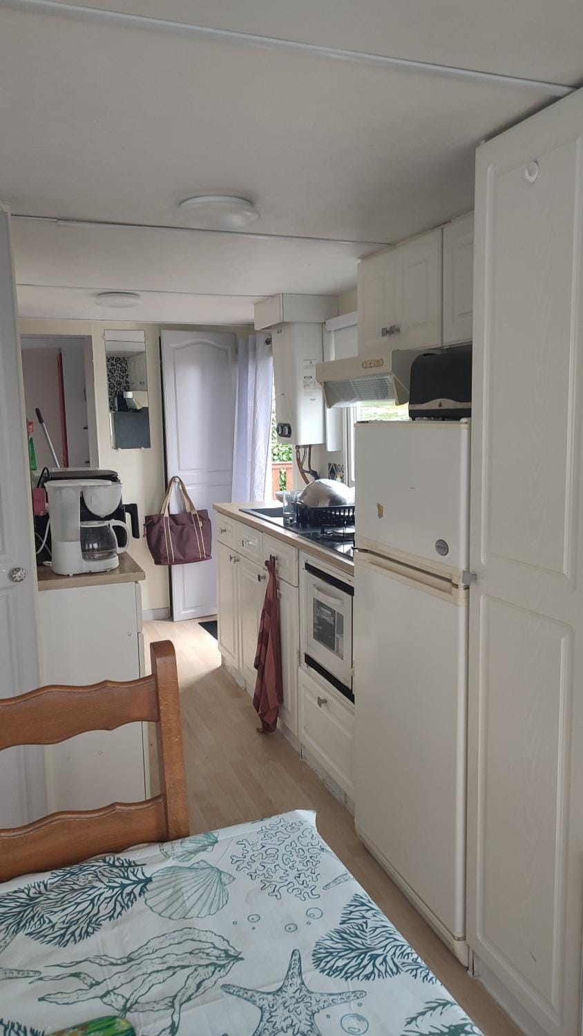 Mobil-home climatisé à 2 min d'Ogliss Park Campground/ 
RV Resort in Pays de la Loire
