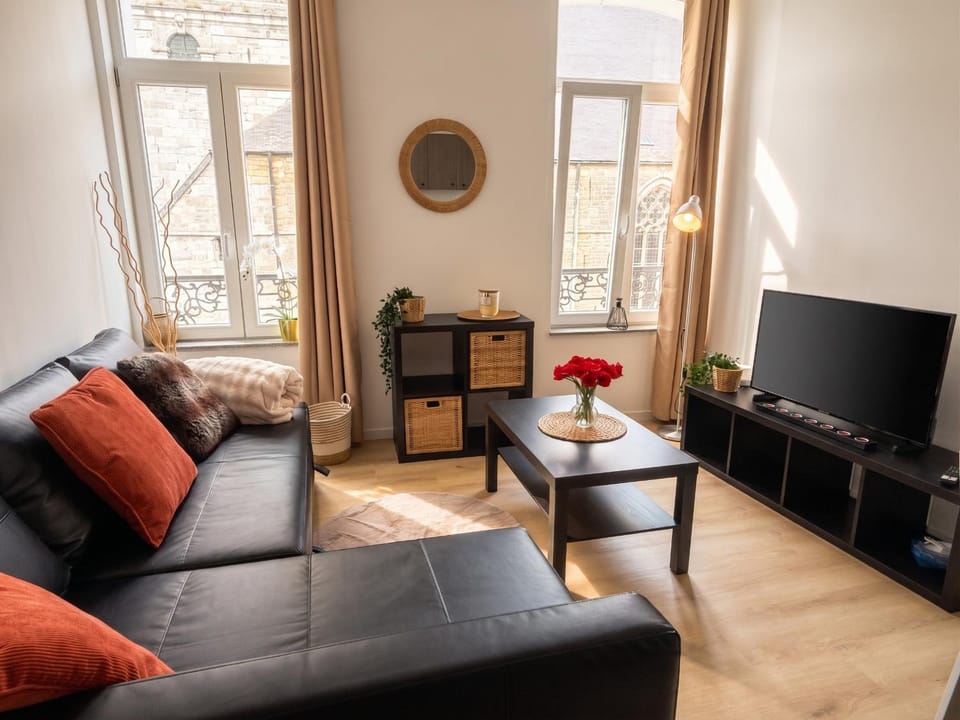 Bright apartment in the heart of Chimay, 40 m² with view Apartment in Belgium