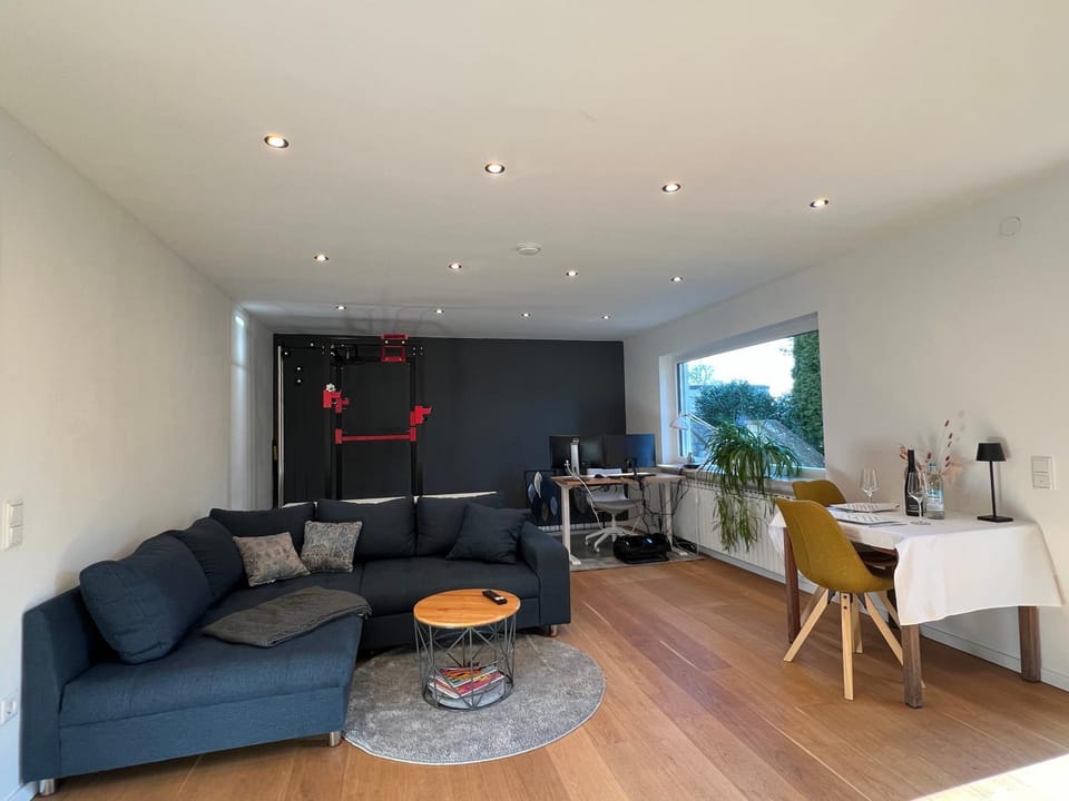 Living room, Seating area, Dining area