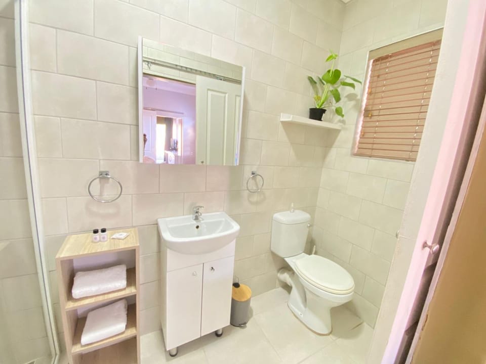 Shower, Toilet, towels