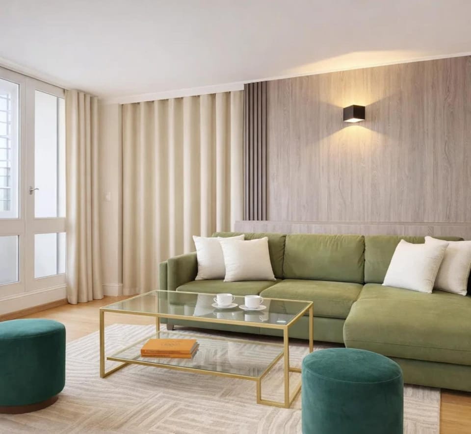 Living room, Seating area, storage, towels