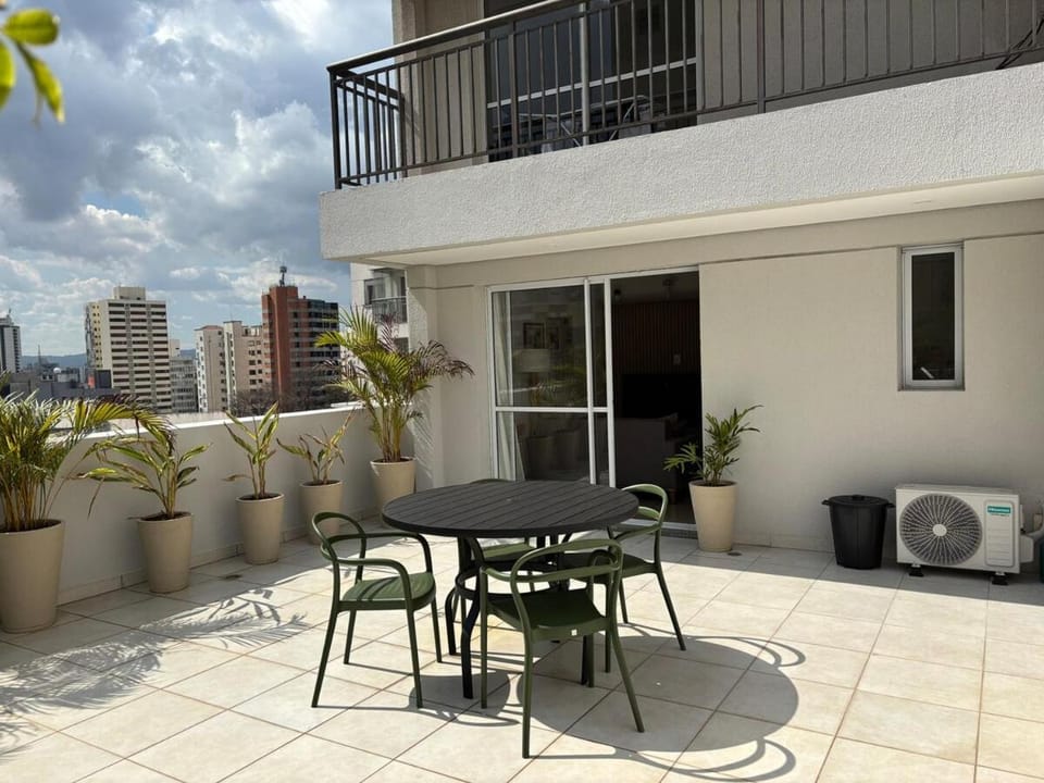 (LK905) Garden Ensolarado no Terraço Próx Paulista Apartment in Sao Paulo City