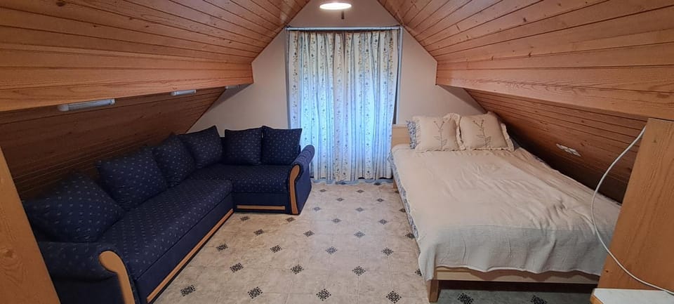 Bed, Living room, Bedroom