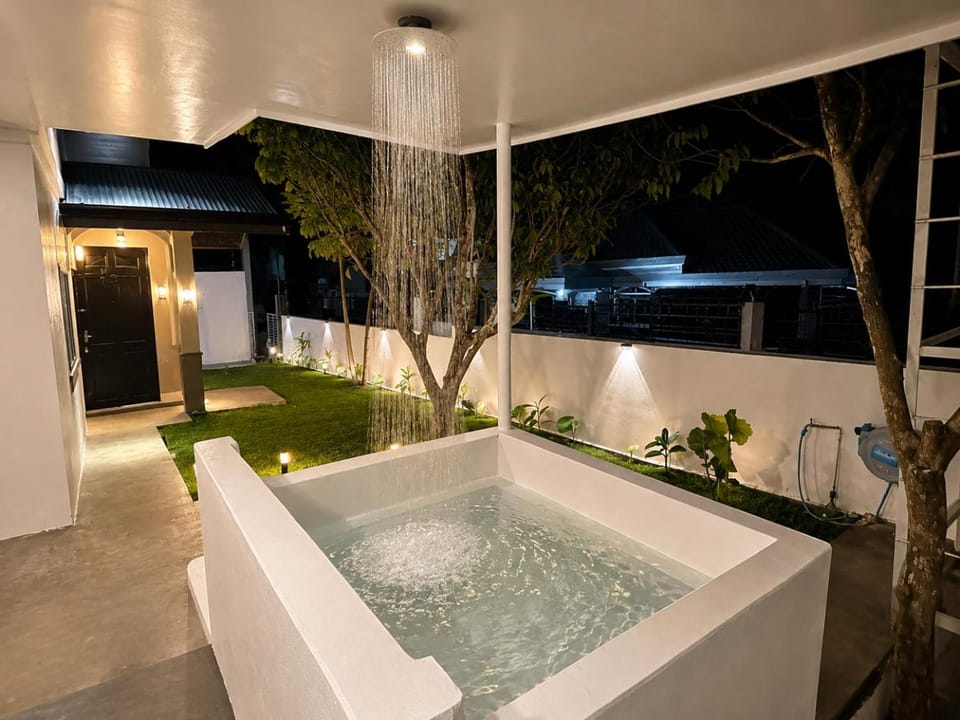 Night, Natural landscape, Pool view, Swimming pool