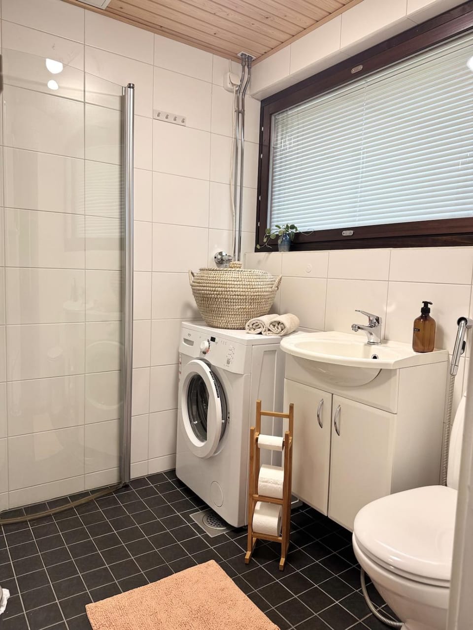 Toilet, Bathroom, washing machine