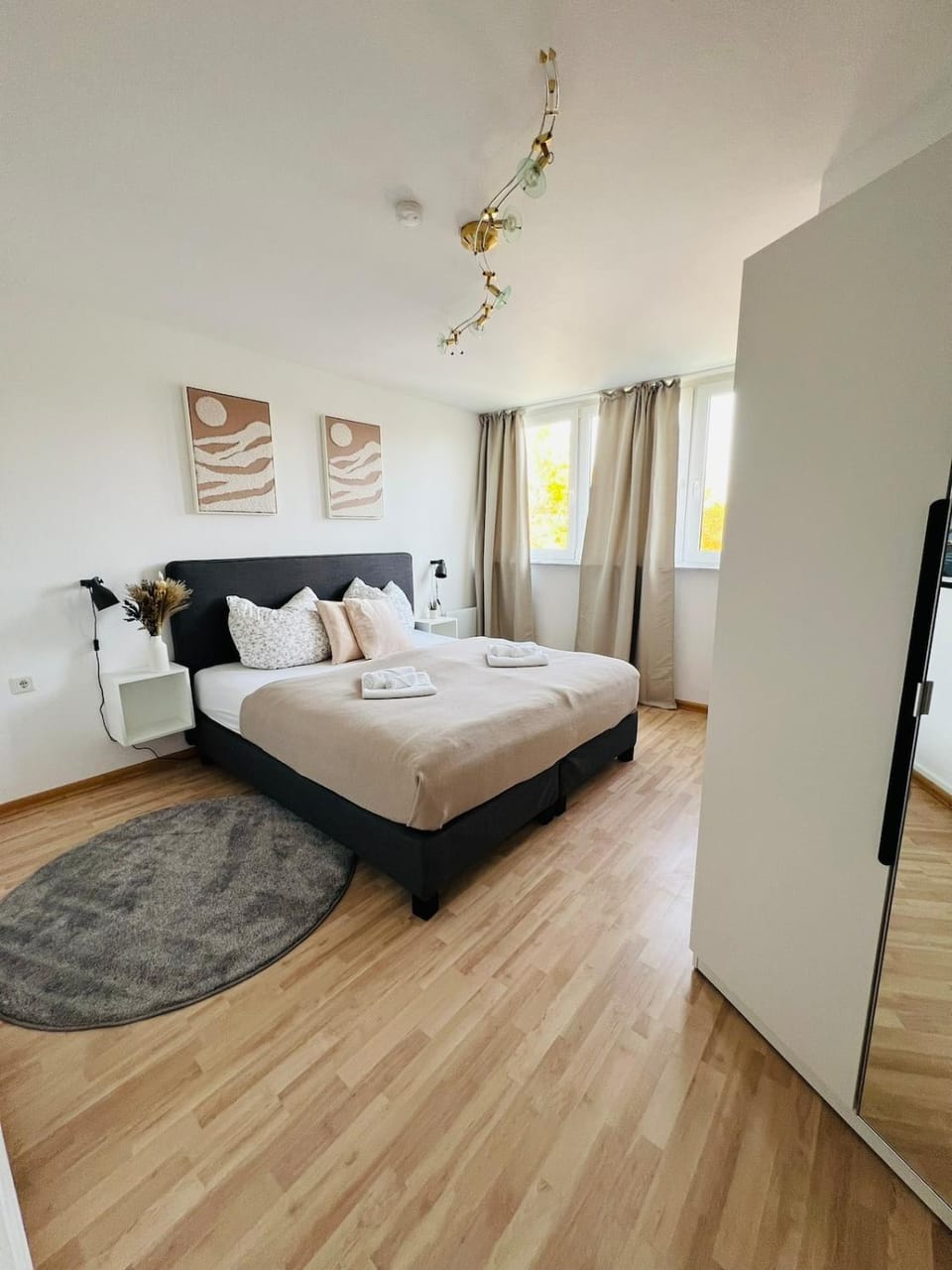 Bed, Bedroom, wardrobe
