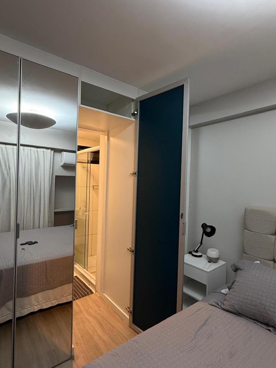 Toilet, wardrobe