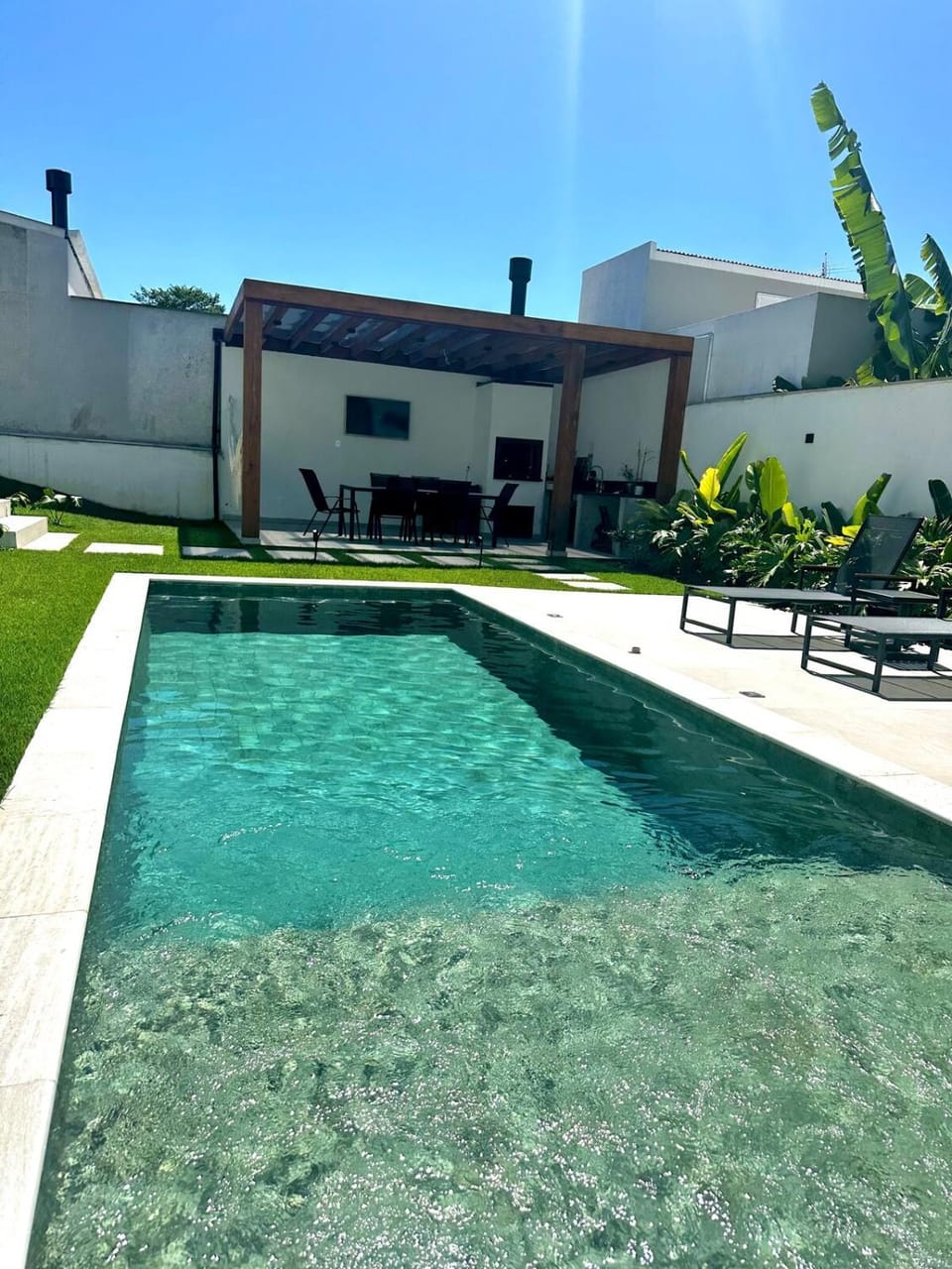 Garden, Balcony/Terrace, Pool view, Swimming pool, Swimming pool, sunbed