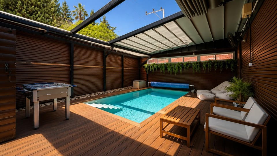 Day, Hot Tub, Pool view, Swimming pool, sunbed