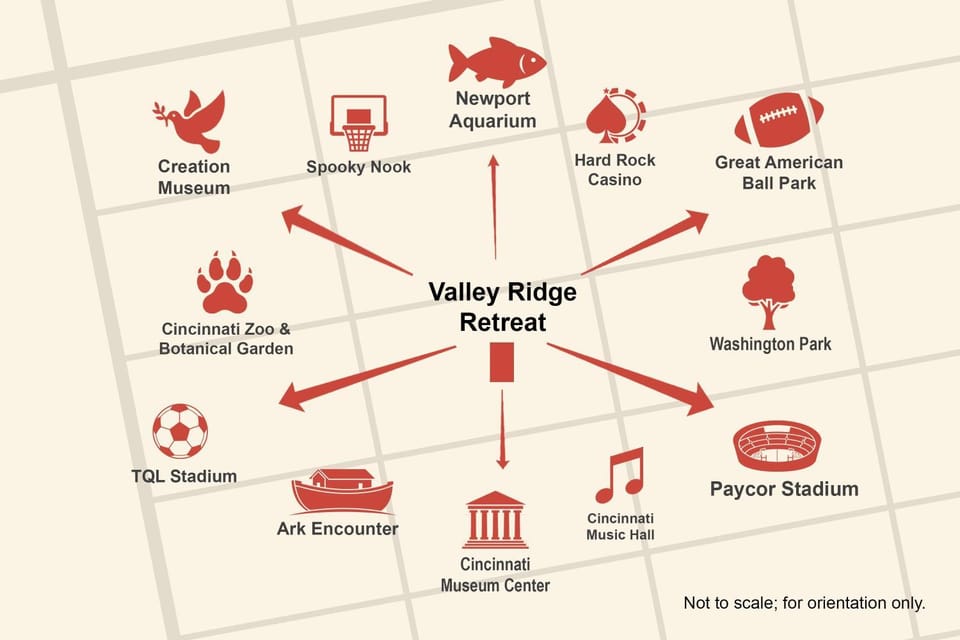 Valley Ridge Retreat - For 8 House in Cincinnati