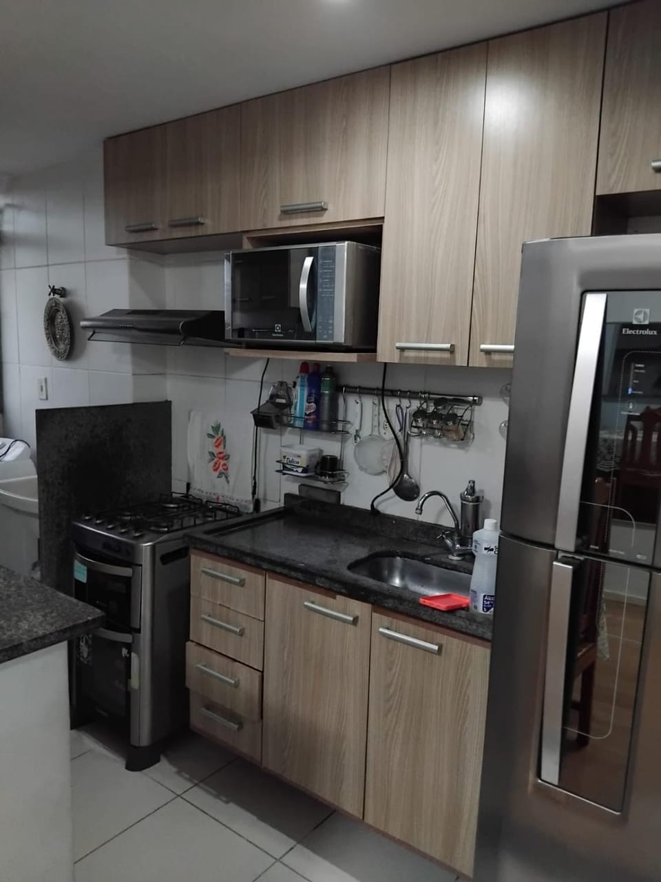Kitchen or kitchenette, oven, stove, toaster