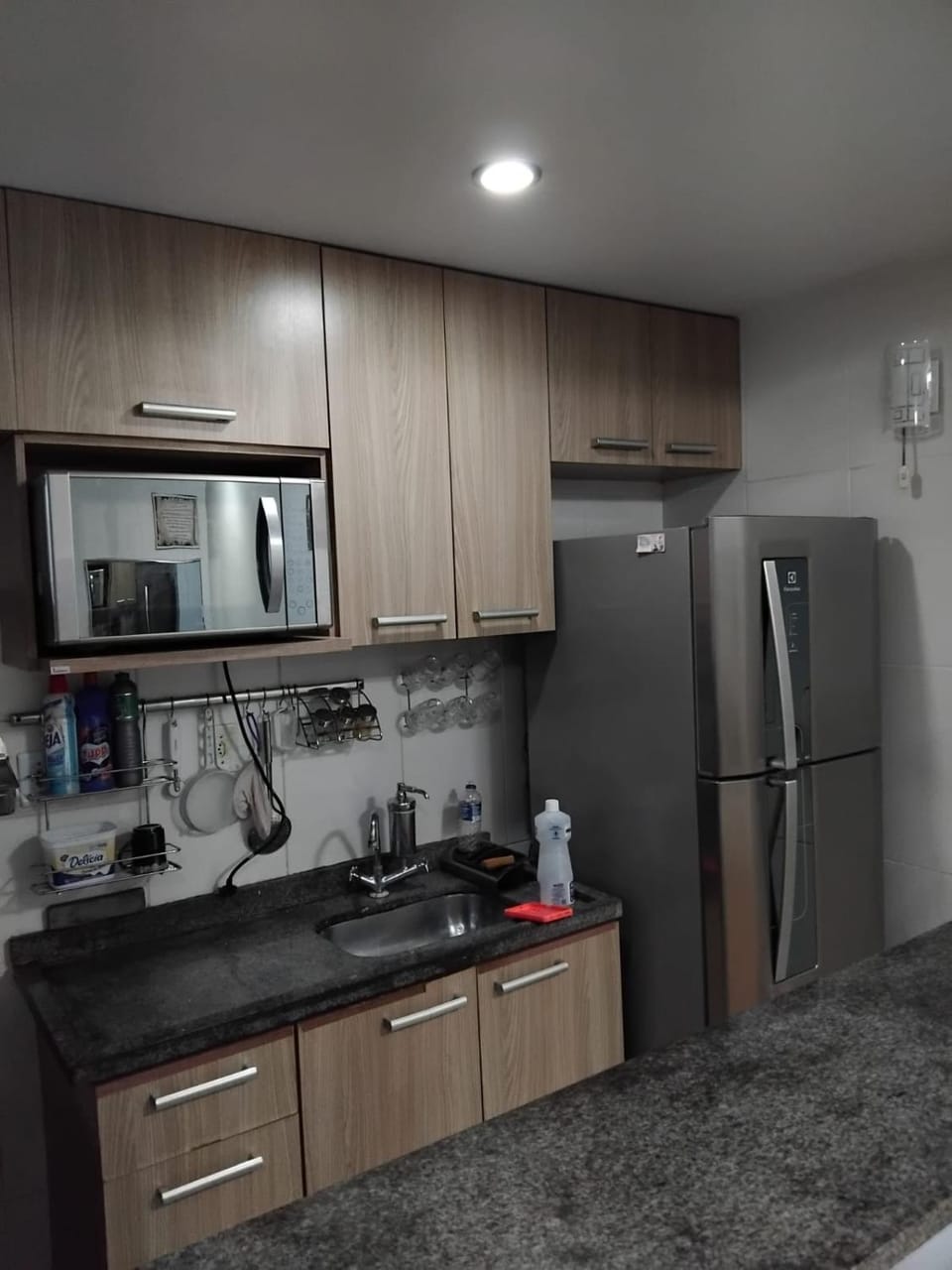 Kitchen or kitchenette, oven, stove, toaster