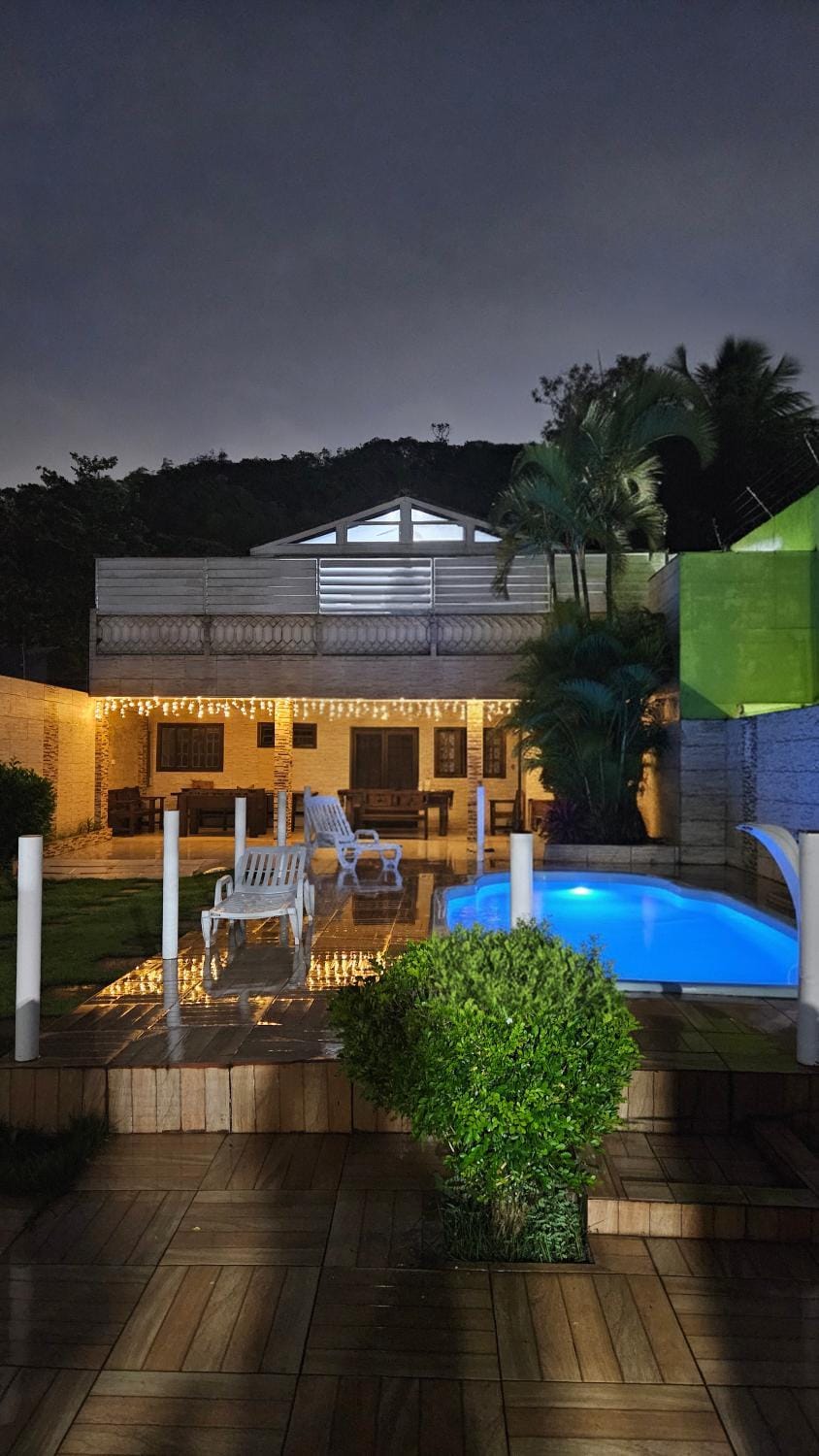 Casa com piscina à 5min da praia House in State of São Paulo