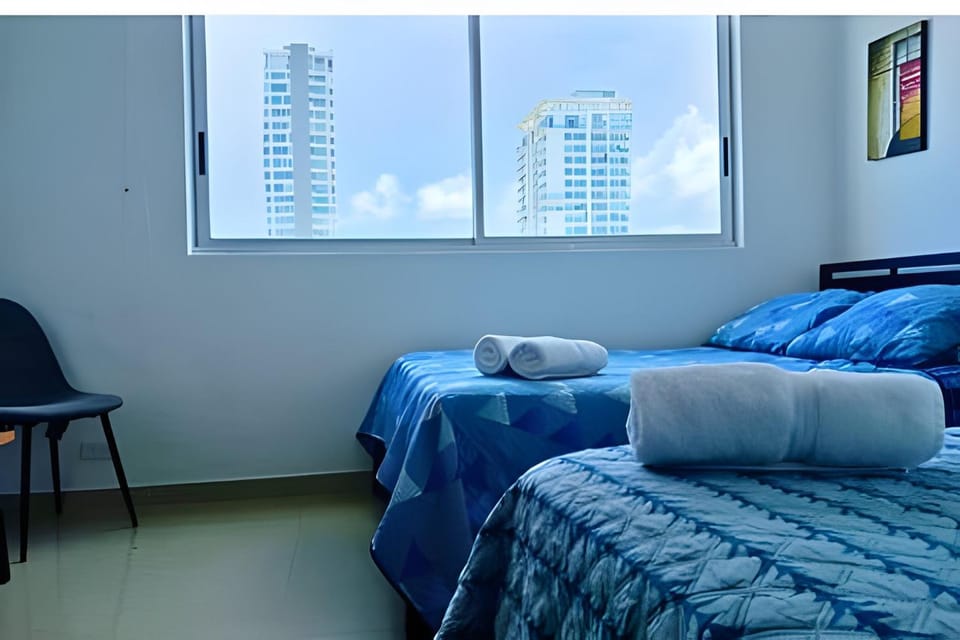 Increíble vista al mar en el corazón de Bocagrande Apartment in Cartagena
