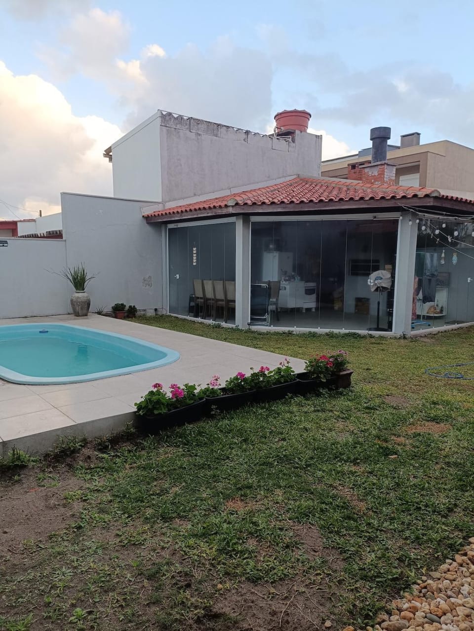 Beautiful house with swimming pool meters from the sea House in State of Rio Grande do Sul