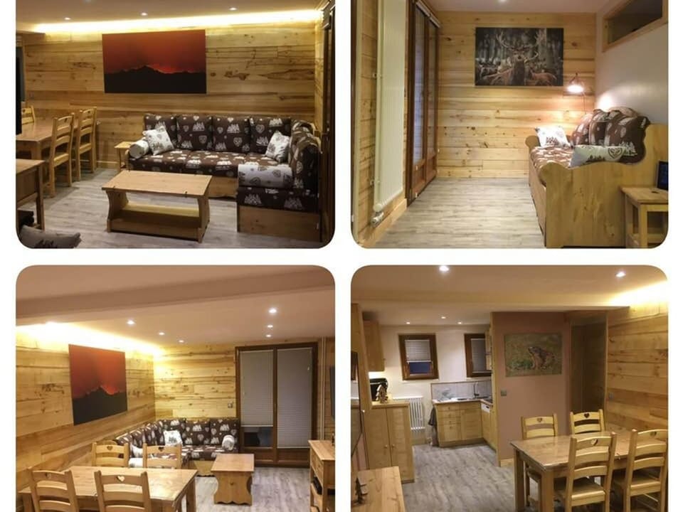 Appartement rénové 50 m², 2 chambres, centre, WIFI - FR-1-836-6 Apartment in Arâches-la-Frasse