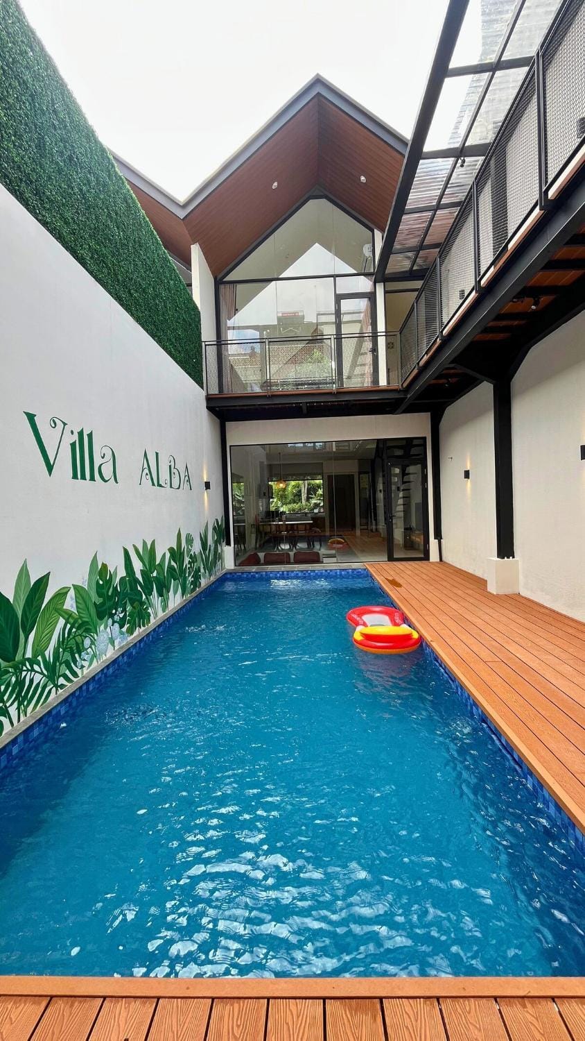 Villa Alba Uno Heated Pool Lembang Bandung Villa in Parongpong