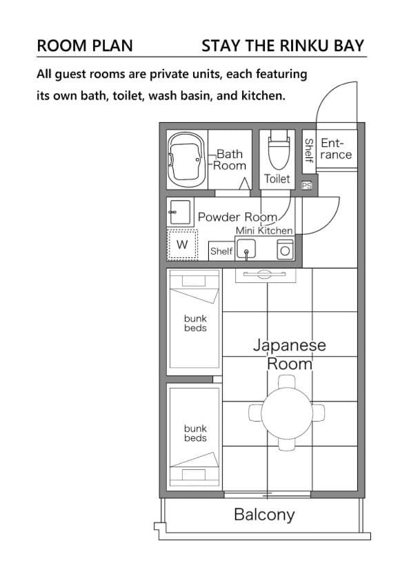 STAY THE RINKU BAY Apartment Hotel Apartment in Sennan