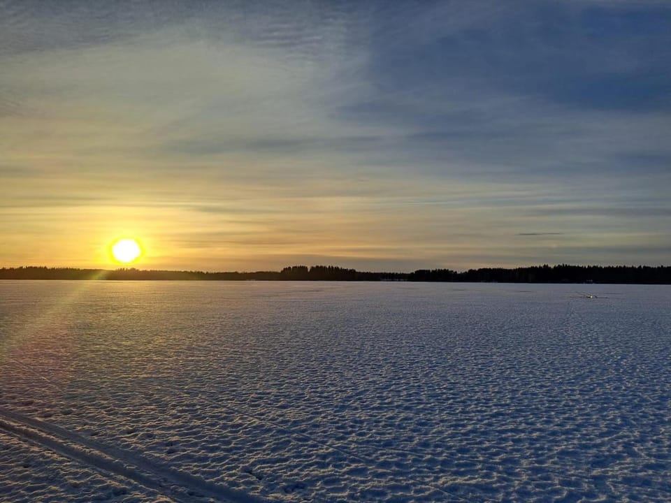 Winter, Lake view