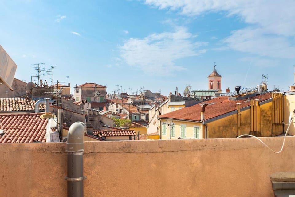 #36 Staywizus - Bright Eagle Nest Old town 5 mins from sea AC Wifi Apartment in Nice