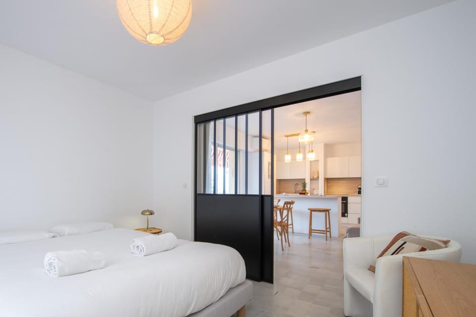Joli appartement bien équipé avec piscine et parking Apartment in Roquebrune-Cap-Martin