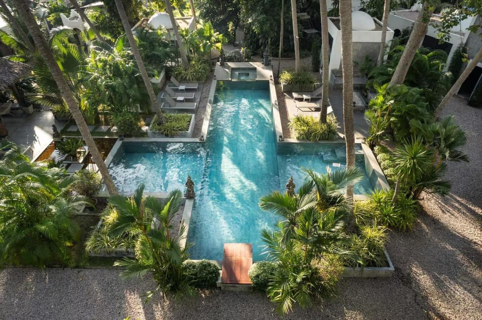 Day, Natural landscape, Garden, Pool view, Swimming pool