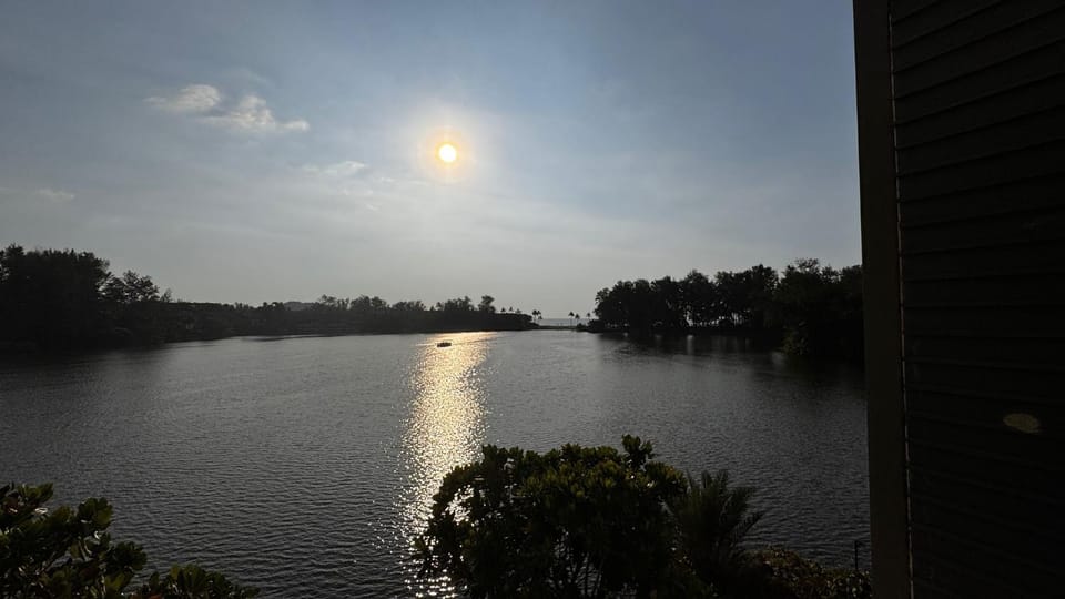 Natural landscape, Lake view, Sunset