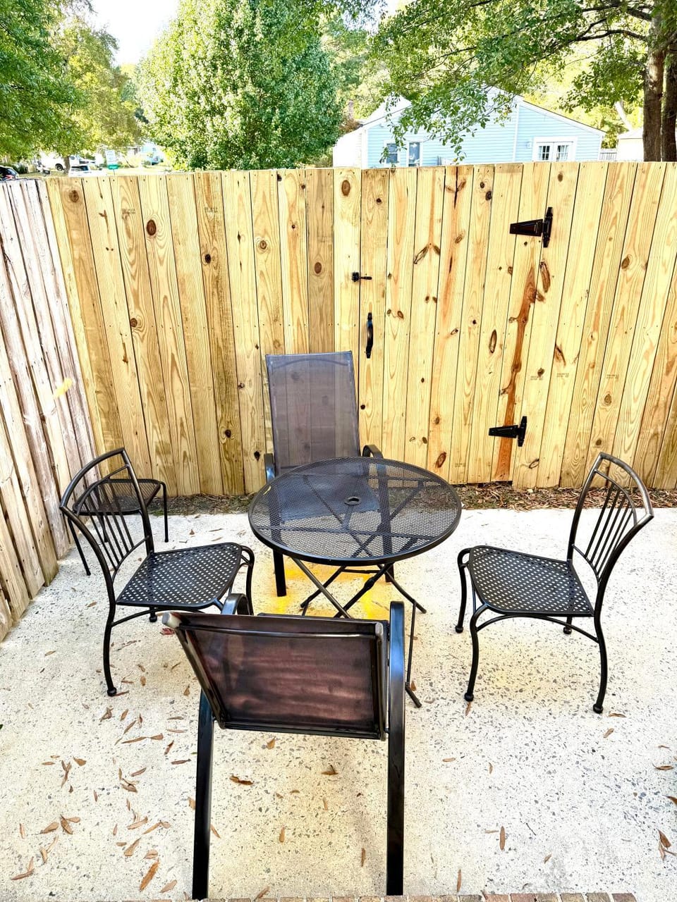 Property building, Patio
