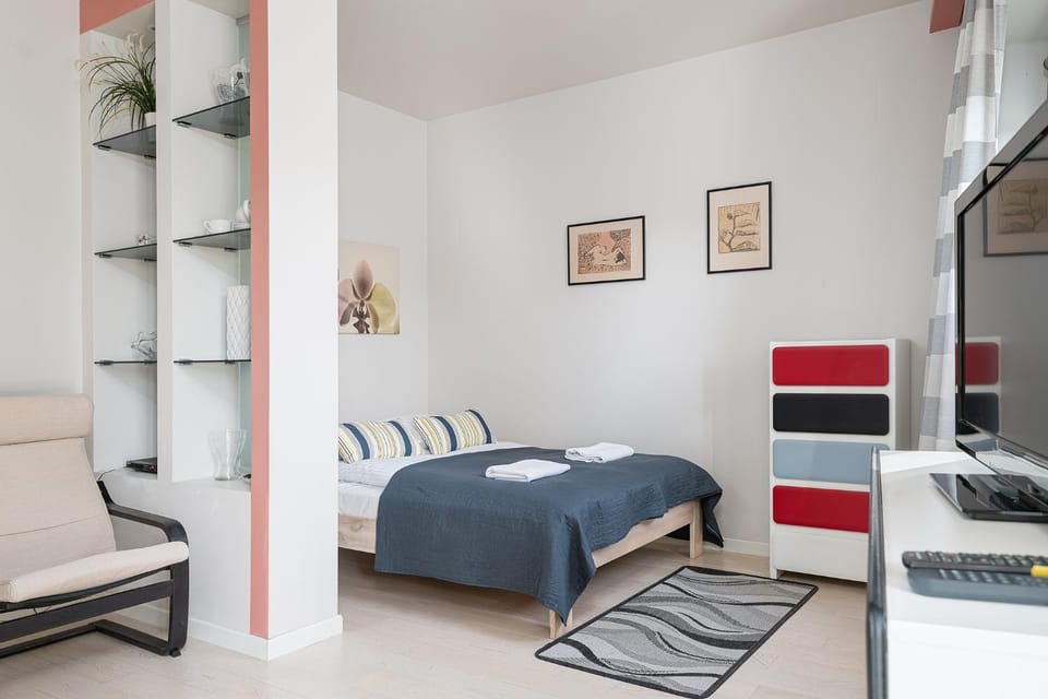 Bed, TV and multimedia