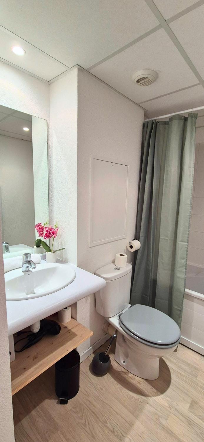 Angélique- Matelas confort - Clim - Wifi - Gare Apartment in Lourdes