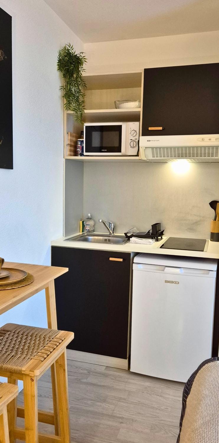 Angélique- Matelas confort - Clim - Wifi - Gare Apartment in Lourdes