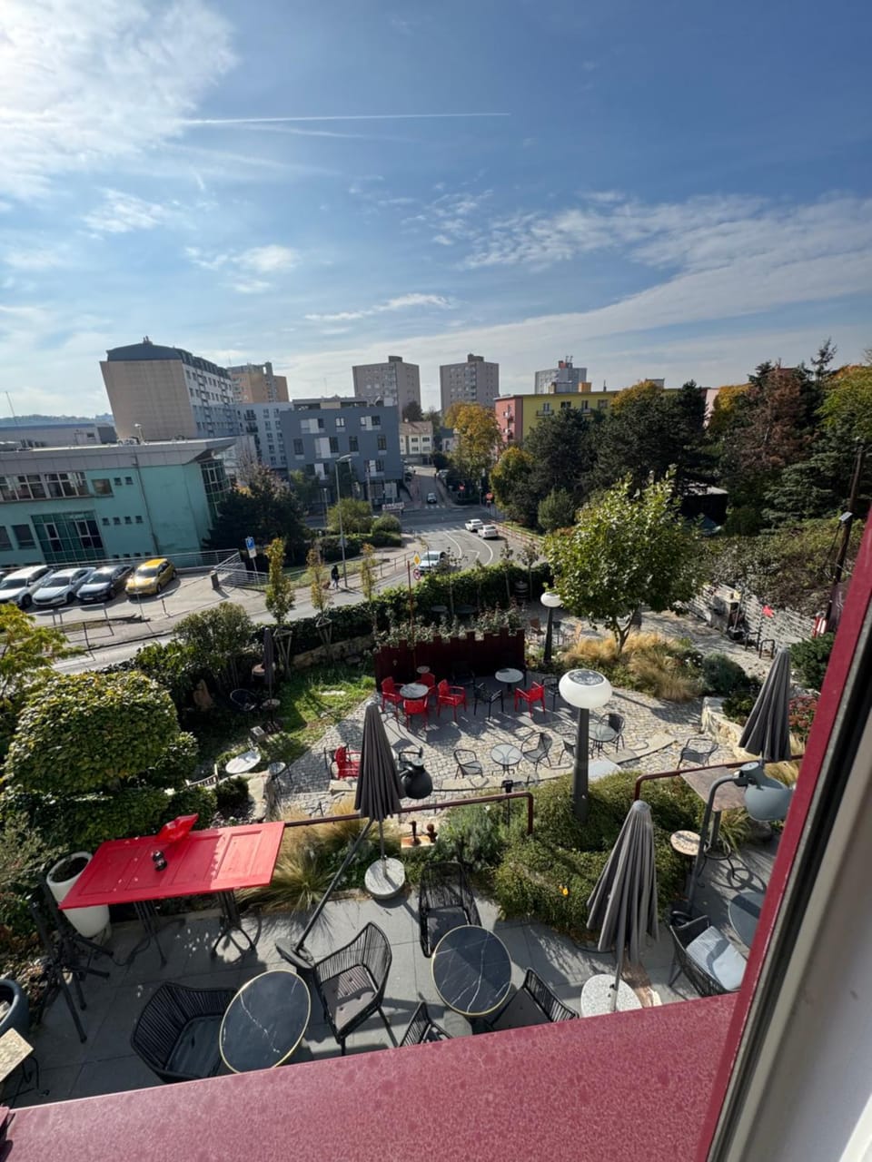 City view, Garden view