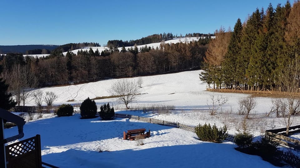 Natural landscape, Winter, Mountain view