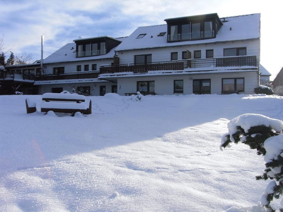 Property building, Natural landscape, Winter