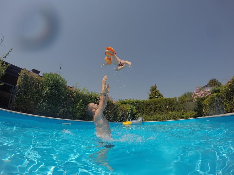 People, Swimming pool, children