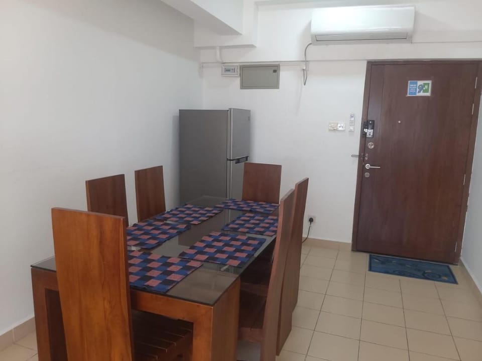 Dining area, air conditioner