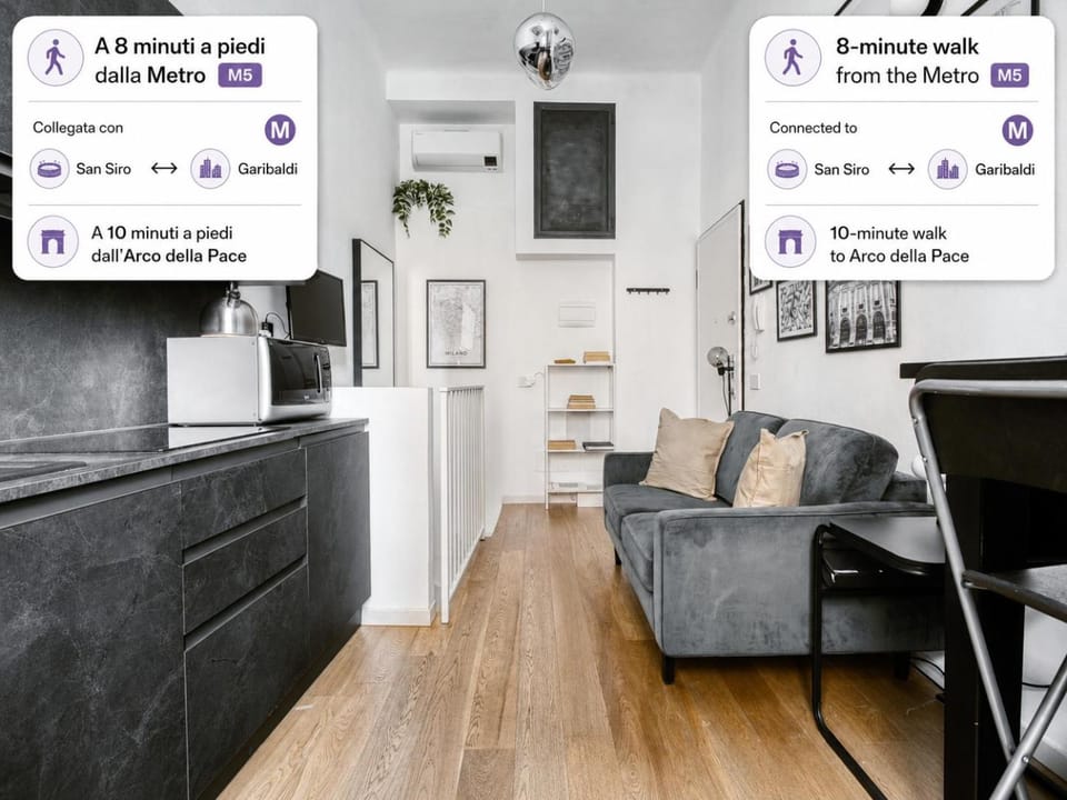 Hostmate - Milano - Via Bulona - Sempione Apartment in Milan