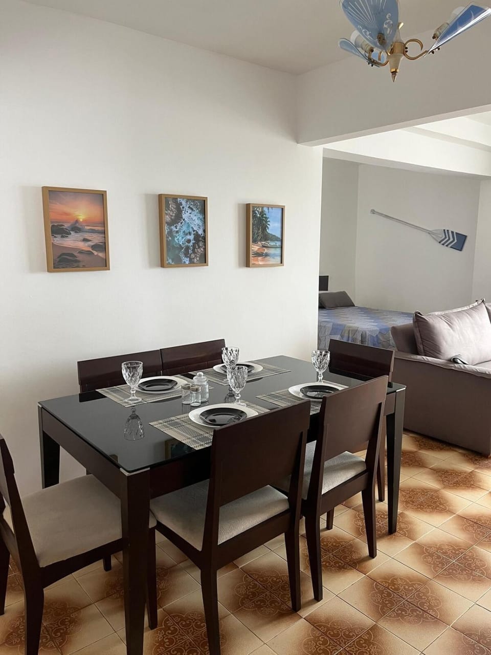 Apartamento aconchegante em frente a praia Apartment in State of São Paulo