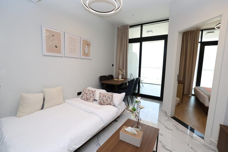 Bed, Living room, Photo of the whole room
