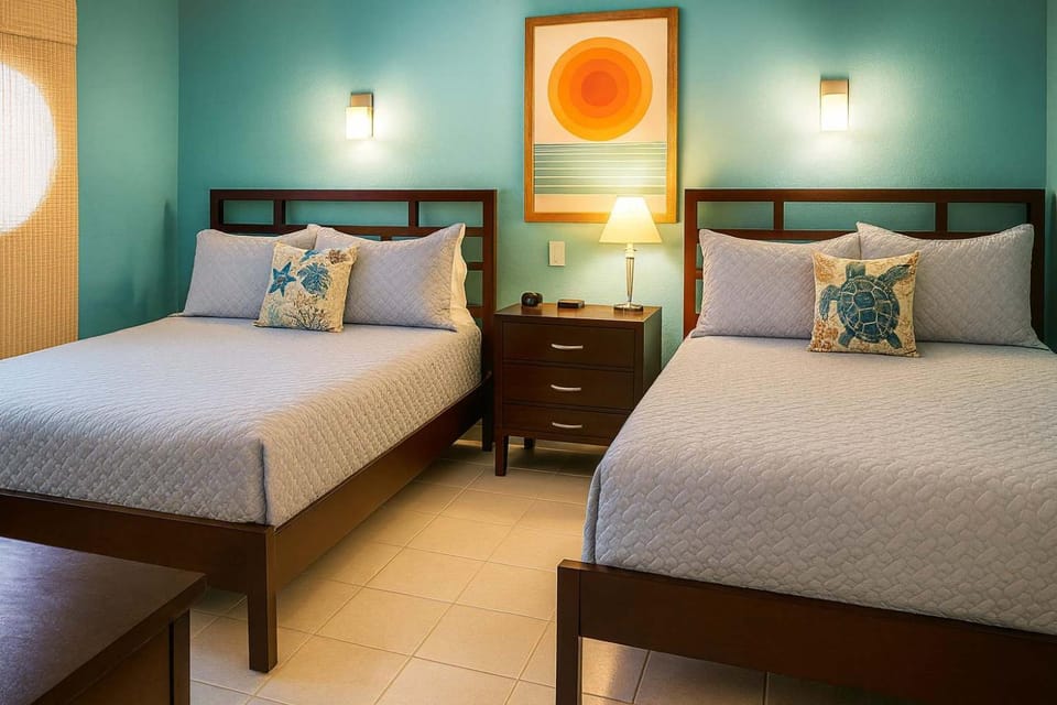 Tons of Beds 1st floor Beachfront Condo 2 Pools Apartment in South Padre Island