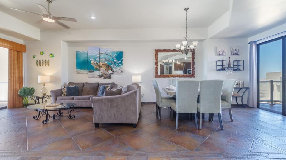Living room, Seating area, Dining area