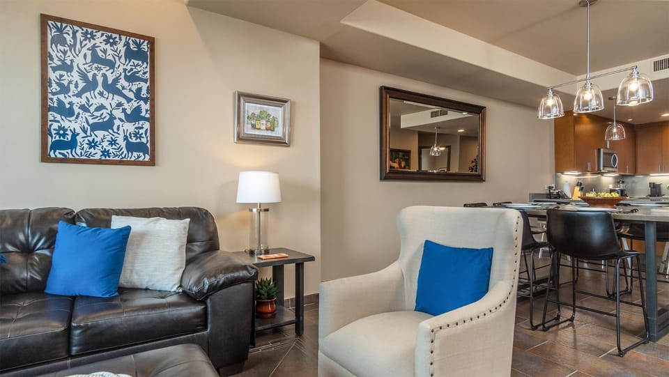 Living room, Seating area, Dining area