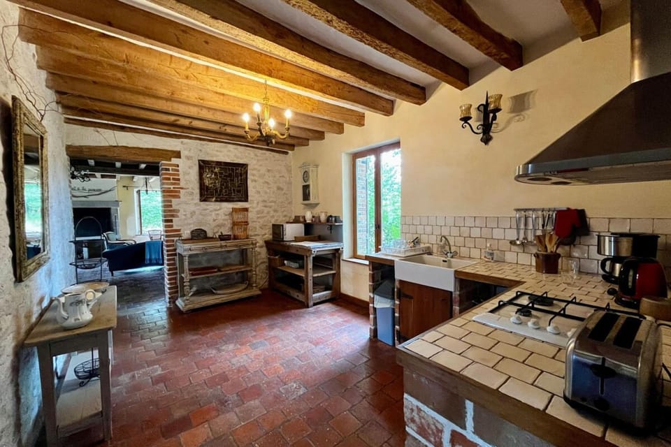 Family house with pond1h50 of Paris House in Centre-Val de Loire