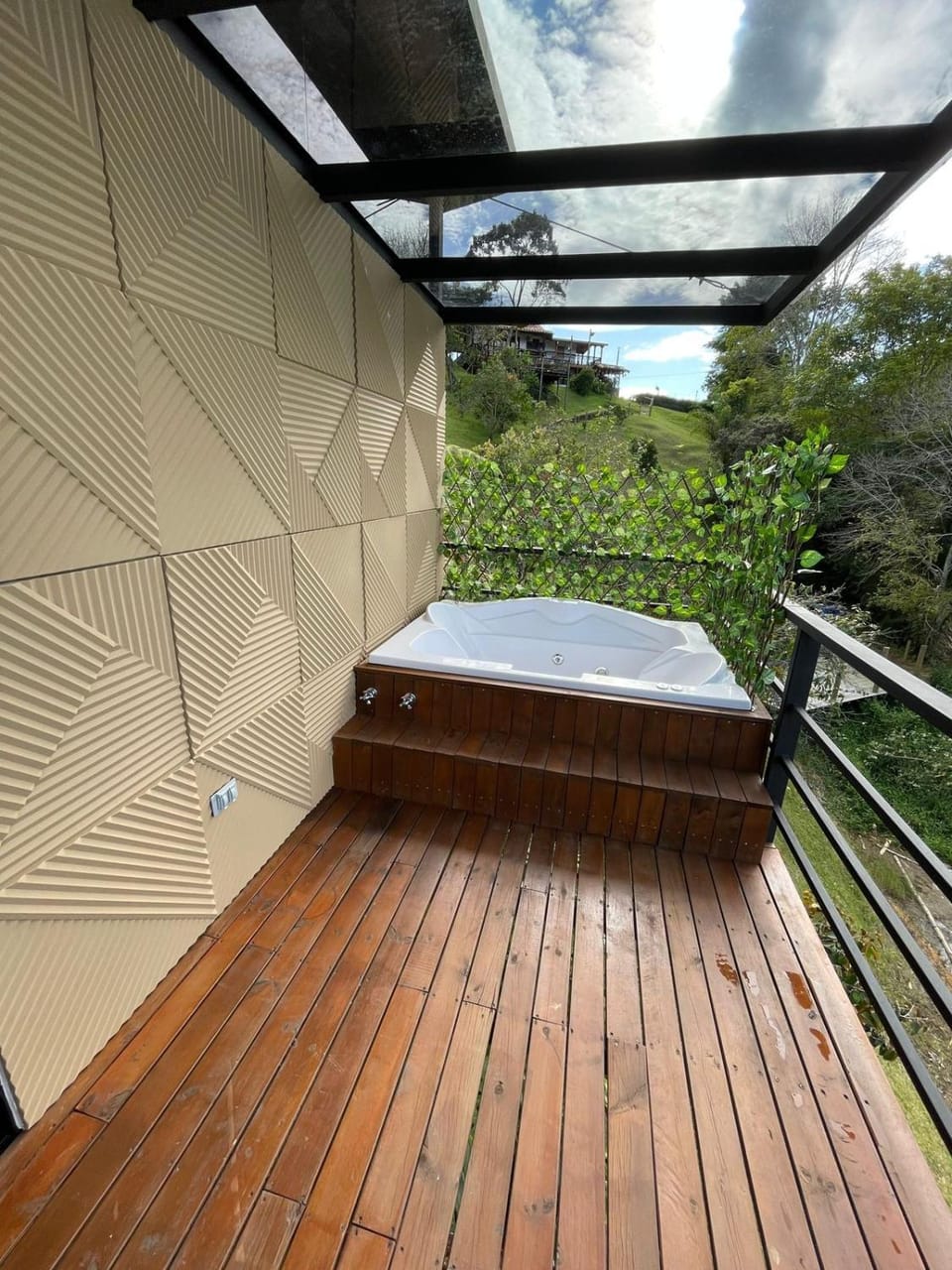 Patio, Day, Natural landscape, Hot Tub, View (from property/room), Balcony/Terrace
